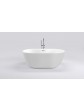 Acrylic freestanding bathtub SARNO white 165.5x75x58 cm - 3