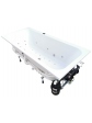 2-persons deep rectangular hydromassage bathtub VESSA DUO 190x90 cm - 8