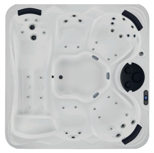 Duże jacuzzi do ogrodu z całorocznym podgrzewaczem Model JEWEL 216x216 Jacuzzi JEWEL 2160x2160x930