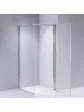 Tilting shower cabin 90x90 cm without shower tray ESSENTE - SELMA model