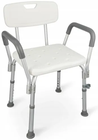 Modern shower stool with armrests Stable shower stool with armrests