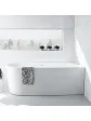 Bathroom with freestanding bathtub LAOLA 150x75 right
