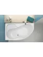 Small corner bathtub arrangement, top view - 160x100 cm ORUNA