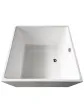 Small freestanding square acrylic bathtub - SERANO 95x95