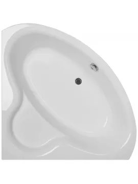 ExclusiveLine corner symmetrical bathtub FORCA 130x130 cm