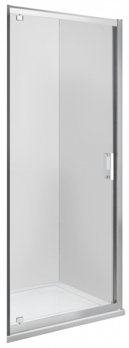 Drzwi prysznicowe wnękowe wahadłowe jednoskrzydłowe VERDO 80x190 cm Drzwi prysznicowe wnękowe wahadłowe jednoskrzydłowe VERDO 80x190 cm