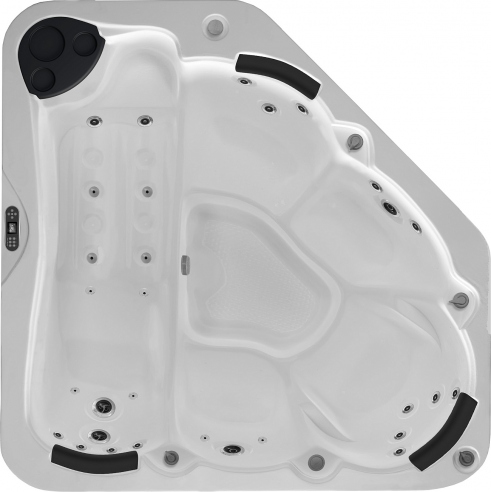 LORRAINE 2095x2095x940 outdoor all-year jacuzzi Garden jacuzzi year-round outdoor - LORRAINE 210x210 cm