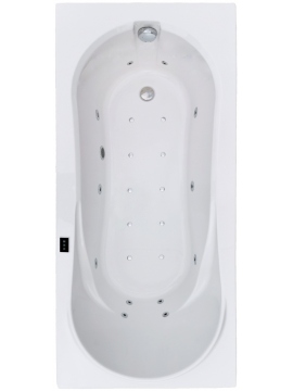 Massage bathtub rectangular IVEA 160x75 cm
