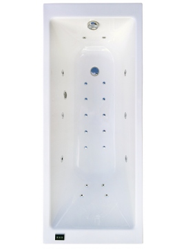 Whirlpool bathtub rectangular BERNO 170x70 cm