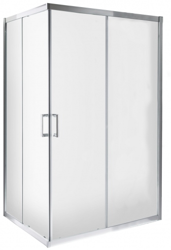 Corner shower cubicle MEXO 80x100 cm