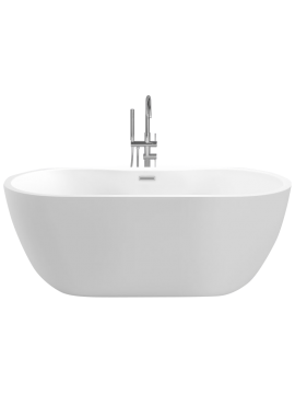 Acrylic freestanding bathtub SARNO white 165.5x75x58 cm