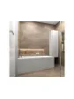 Modern corner bathtub white acrylic corner bath Ravak 1600x950 mm
