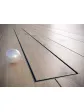 Linear drain 70 cm, floor tiles, black arrangement