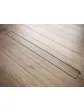 Black linear drain for tiles, linear shower drain, 70 cm, arrangement