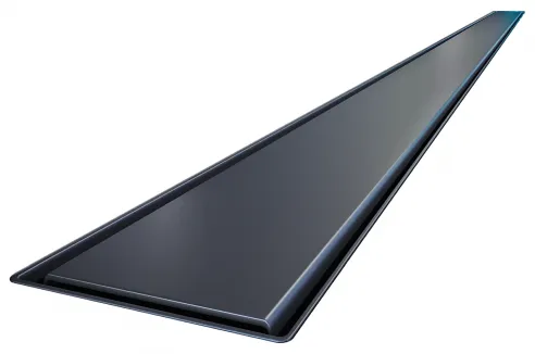 Odpływ liniowy prysznicowy czarny - 70 cm Odpływ liniowy prysznicowy niski czarny - 70 cm