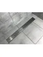 Odpływ liniowy pod prysznic maskownica strzałki 60 cm aranżacja