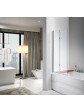 SENTO 2-wing bath screen, 120x140 cm - 1