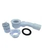 Plastic siphon for a linear shower drain for a bathroom, 70 cm, McAlpine