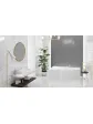 Polish acrylic corner bathtub, 150x100 cm, on legs, for built-in installation – IBIZA ESSENTE model