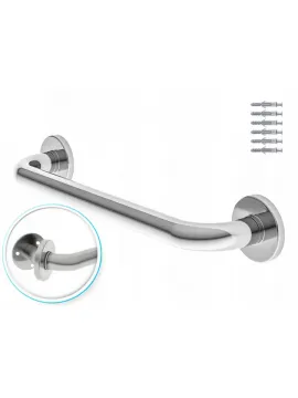 Chrome bathroom railing - support for seniors