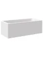 Rectangular acrylic corner bathtub with enclosure 170x75 cm - Formy ESSENTE model