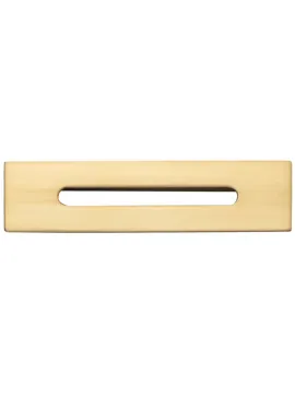 Gold overflow of a freestanding bathtub