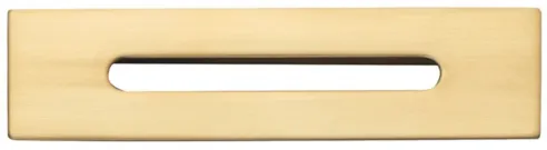 Gold overflow of a freestanding bathtub