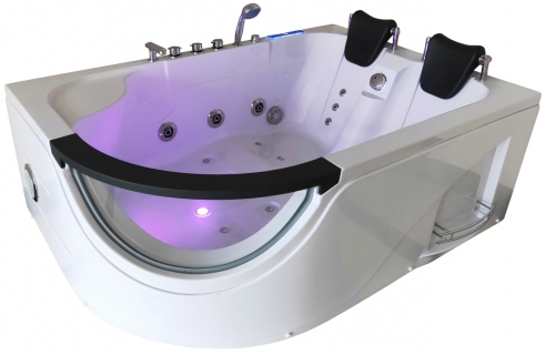 Wanna z hydromasażem narożna prawa 2-osobowa SGM-KL9209L 170x118 Wanna z hydromasażem asymetryczna SGM-KL9209L 170x118 cm
