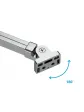 Adjustable shower glass arm model Shiny