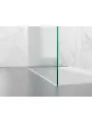 Walk-in glass wall, glass size 900 mm, glass 8 mm
