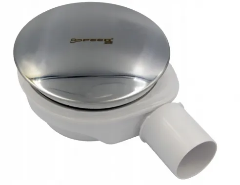 Syfon do brodzika niski automatyczny prysznicowy - 90 mm Syfon automatyczny brodzikowy niski do prysznica - 90 mm