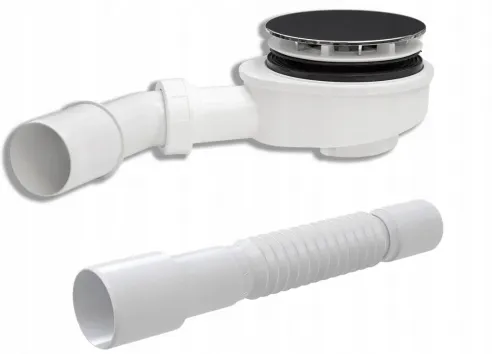 Syfon brodzikowy automatyczny do prysznica 90 mm - Alcaplast Syfon automatyczny brodzikowy niski do prysznica 90 mm - Alcaplast