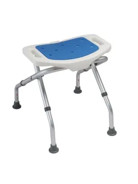 Folding aluminum shower chair