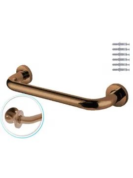 Copper bathroom railing - support for seniors