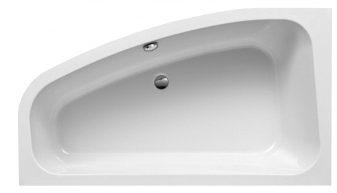 Corner asymmetrical bathtub VESSA 90x160 cm