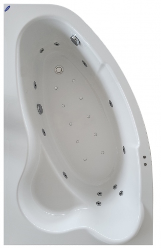 Sanplast Comfort 170x110 left- and right-hand whirlpool bathtub