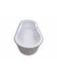 Freestanding oval whirlpoll bathtub SORENA OVAL 180x80 cm made in EU