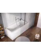 Wanna akrylowa na nóżkach duża niemała prostokątna 180x80 aranżacja w łazience - model Solar Essente