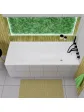 Acrylic rectangular built-in bathroom bathtub - 170x70 cm BERNO