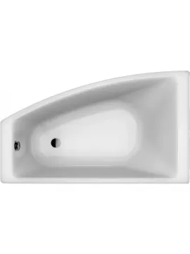 ExclusiveLine corner asymmetrical bathtub BERNO 150x90 cm