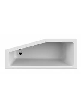 ExclusiveLine corner asymmetrical bathtub KEO 160x70 cm 