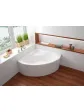Corner bathtub 130x130 cm acrylic arrangement FORCA