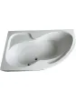 Profiled corner bathtub in the left version - 170x100 cm ORUNA