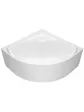 Symmetrical corner bathtub for two people - 140x140 cm ORUNA