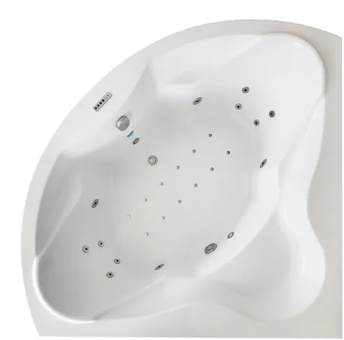 Corner jacuzzi whirlpool tub - BETA 150x150 cm Corner jacuzzi tub - BETA 150x150 cm
