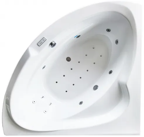 Corner jacuzzi tub with hydromassage - 150x150 cm LAURA Corner bathtub with hydromassage LAURA - 150x150 cm