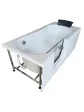 Opened walk-in bathtub - MEDICA 170x80 cm