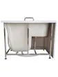 Bathtub opened for the disabled with a door - 115x70 cm MEDICA H5621-115-R