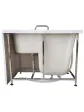 Bathtub opened for the disabled with a door - MEDICA H5621-115-L 115x70 cm