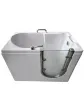 Opened walk-in tub for the disabled with a door - 115x70 cm MEDICA H5621-115-R